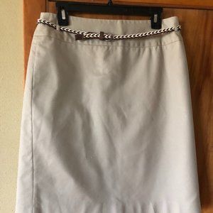 Women's Tan Pencil Skirt